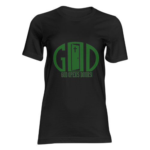 God Opens Doors Faith T-Shirt | Custom Colors