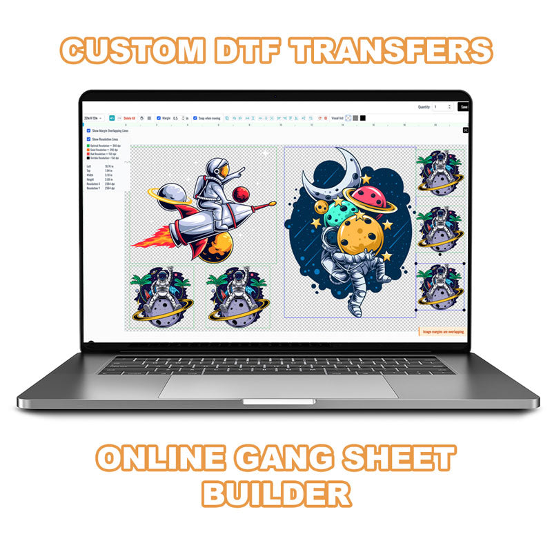 Custom DTF Gang Sheet ONLINE BUILDER